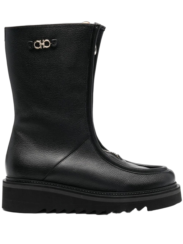 Ferragamo Calf leather boot in black
