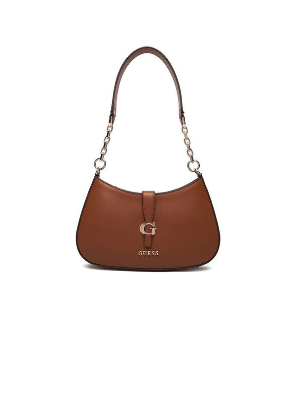 Guess 100% Polyurethane shoulder bag in brown