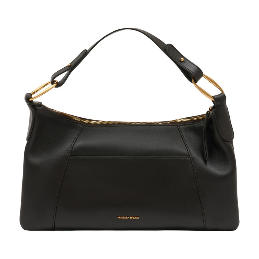 Vanessa Bruno calfskin shoulder bag in black