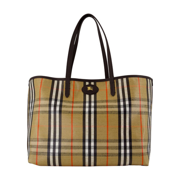 Burberry cotton tote bag in beige
