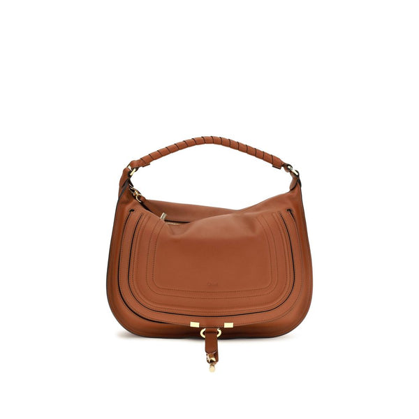 Chloé 100% Calf Leather Bos Taurus shoulder bag in brown