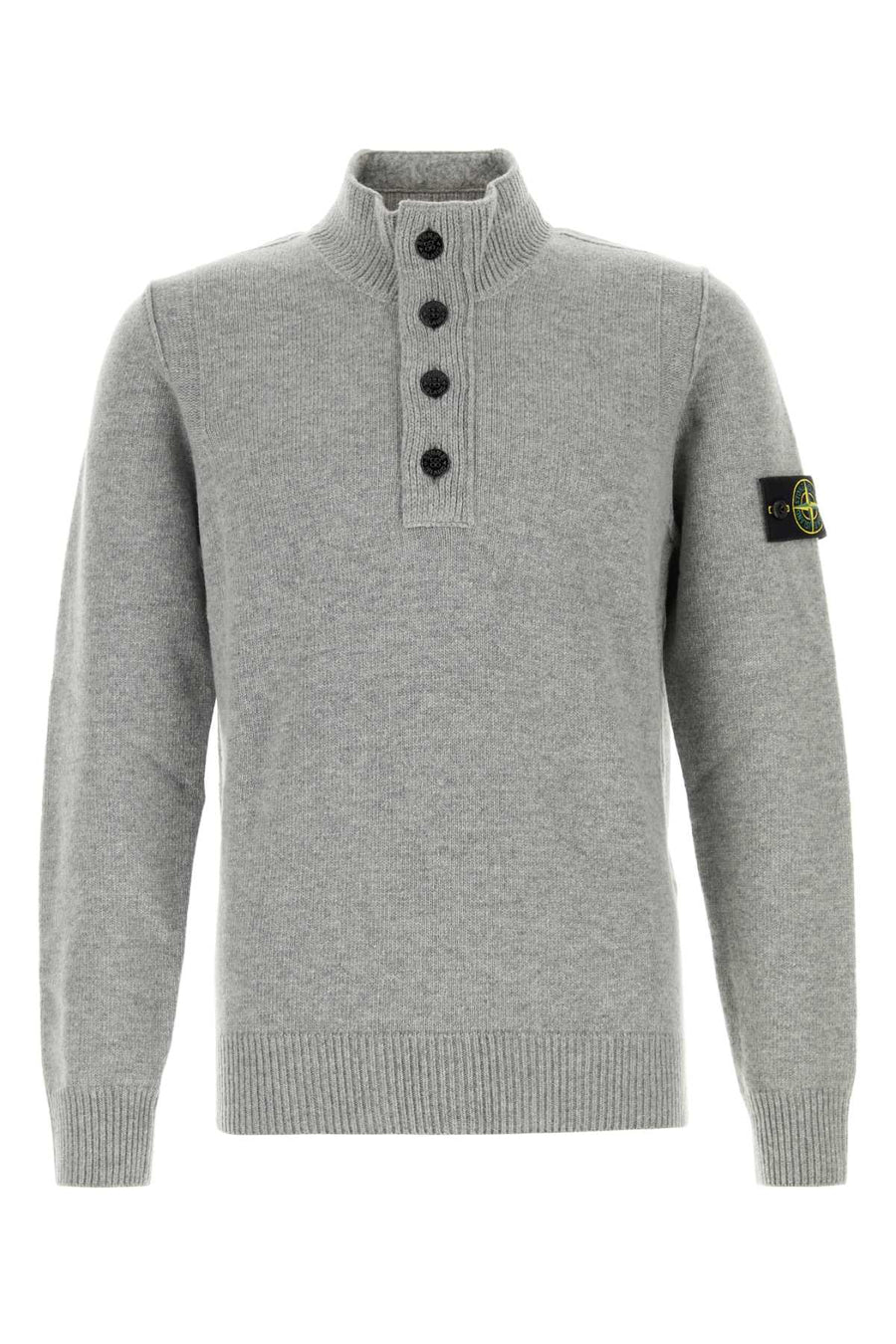 Grey Wool Blend Sweater Exterior: Virgin Nylon Maglieria