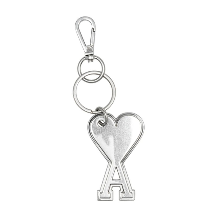 AMI Paris Metal key case in silver
