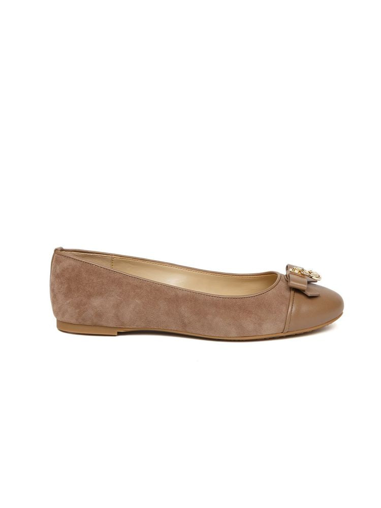 Michael Kors 89.4% Coated Canvas ballet flat in beige