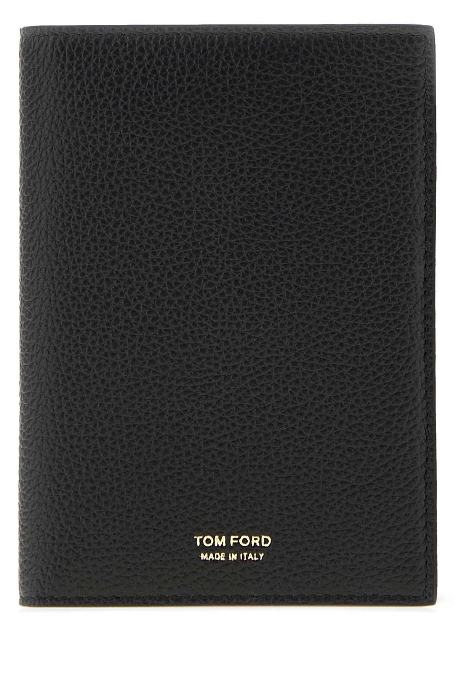 Tom Ford 100% Leather passport wallet in black