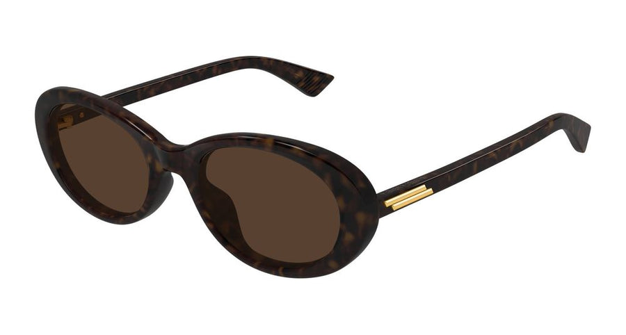 Bottega Veneta BV1415SK Recycled Acetate frame sunglasses in brown