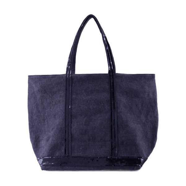 Vanessa Bruno linen tote bag in navy