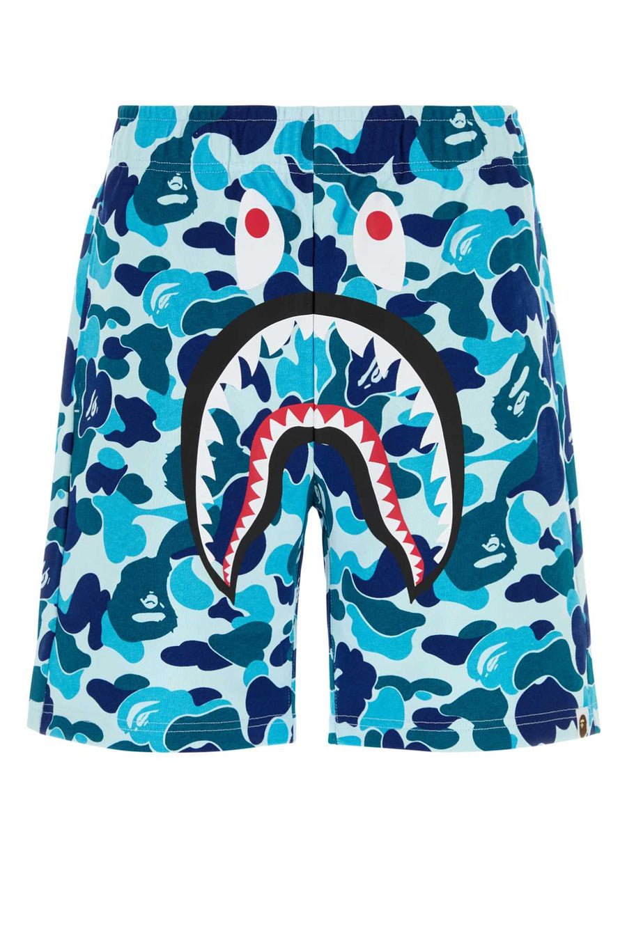 Bape 100% Cotton bermuda shorts in blue