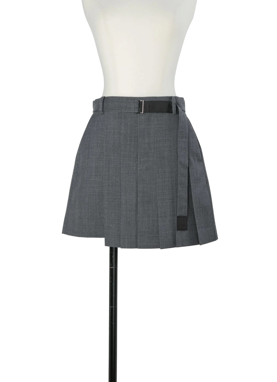 Sacai Tailored Suiting Bermuda Short — Gray