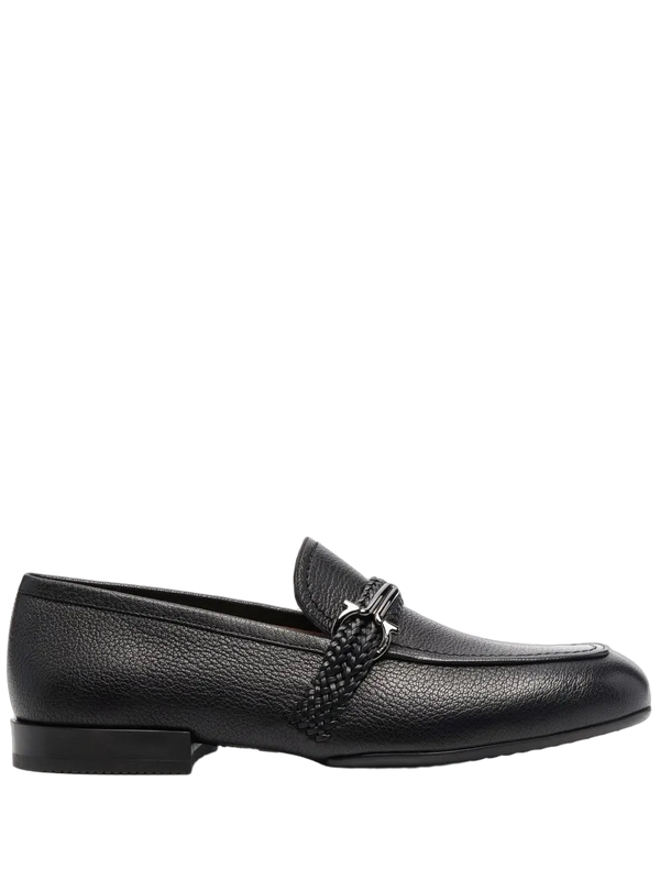 Ferragamo Leather loafer in black