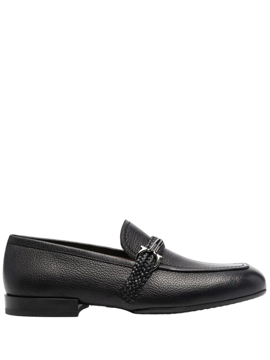 Ferragamo Leather loafer in black