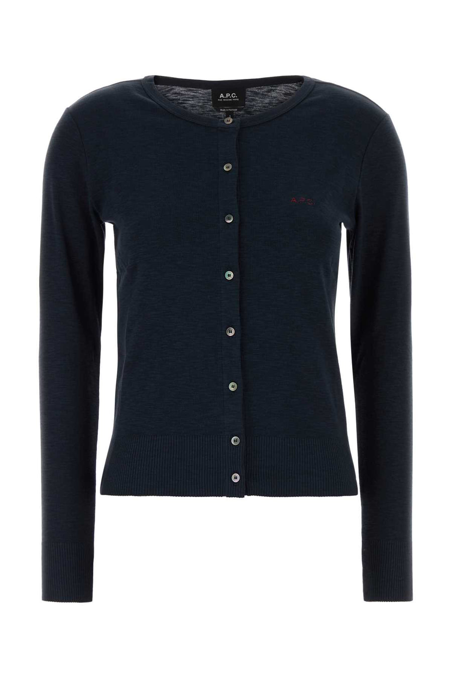 A.P.C. 100% Cotton cardigan in navy