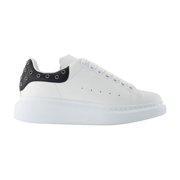 Alexander McQueen calfskin sneaker in white