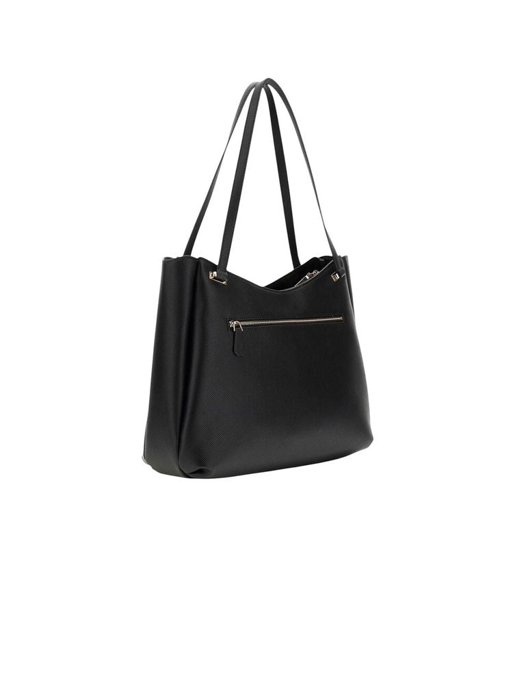 Guess 100% Polyurethane tote bag in black
