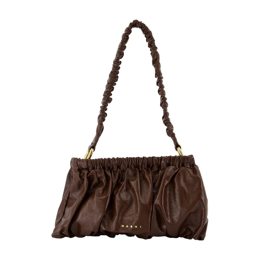 Marni Calfskin shoulder bag in brown