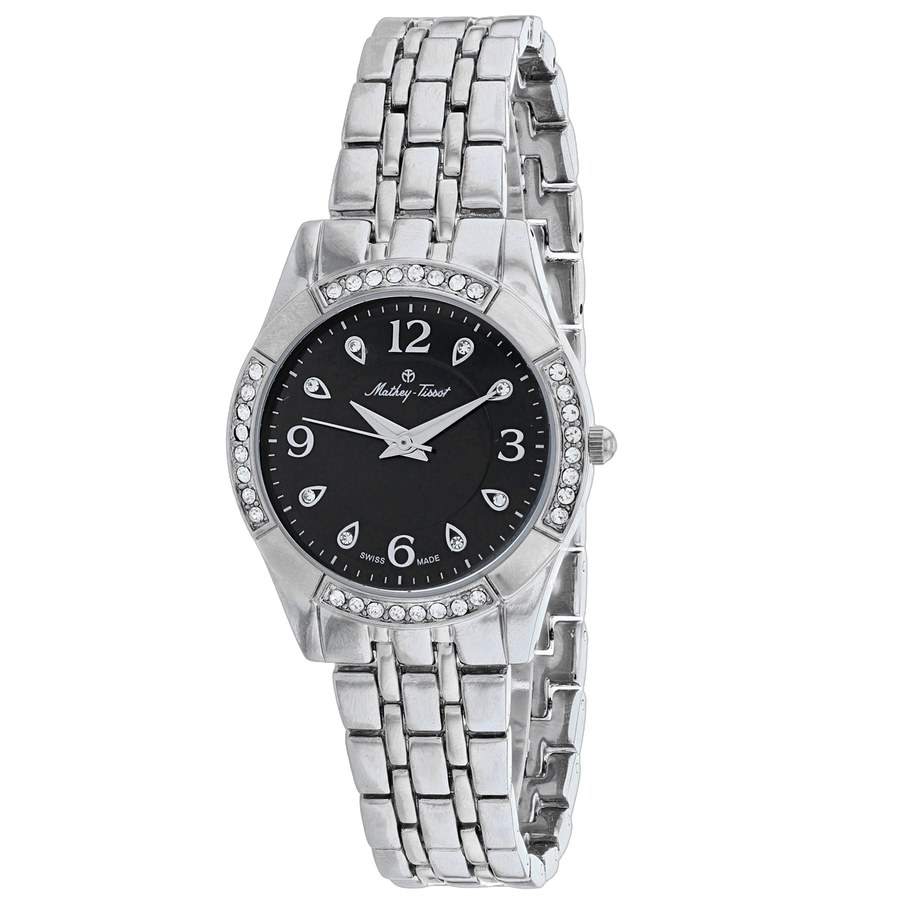 Mathey Tissot Stainless steel case and bracelet watch in silver