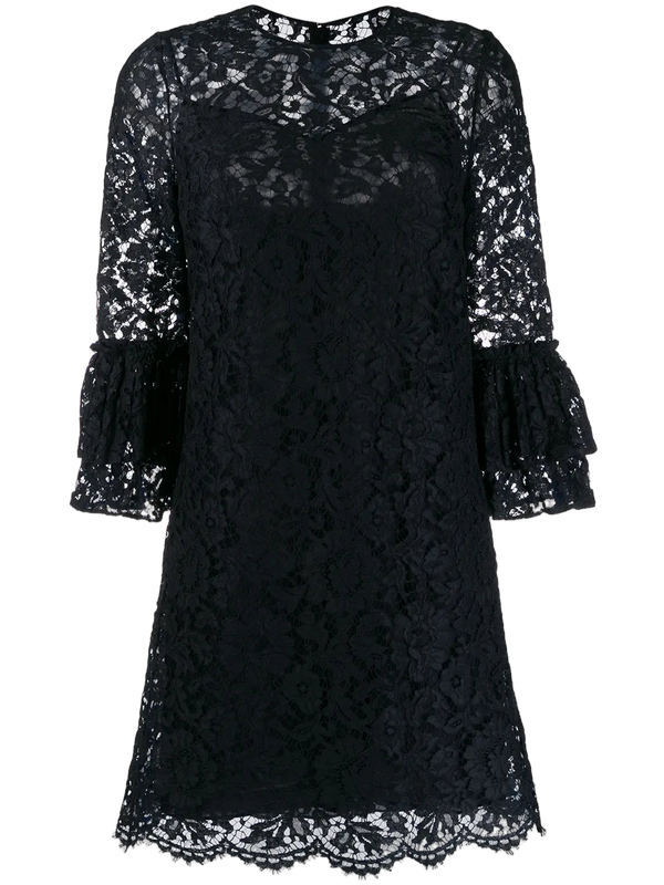 Valentino Cotton blend dress in blue