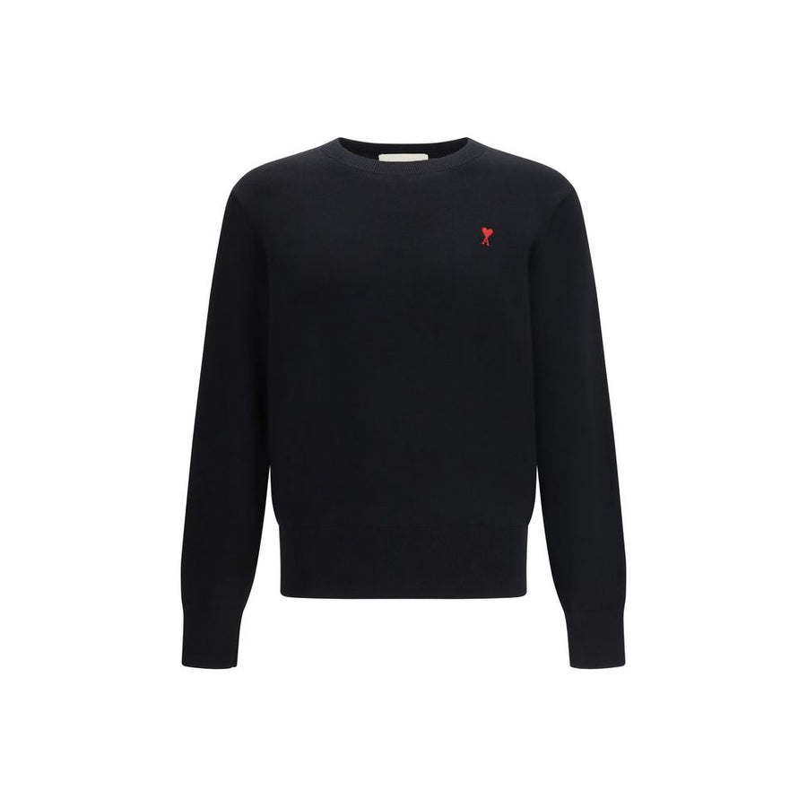 AMI Paris 100% Cotton sweatshirt in black