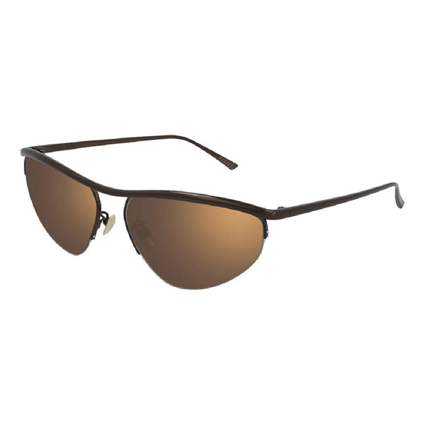 Bottega Veneta BV1091S003 Metal frame sunglasses in brown