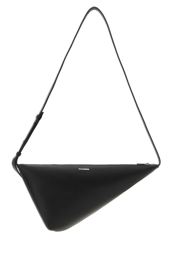 Jil Sander Crossbody Exterior: 100% Calf crossbody bag in black