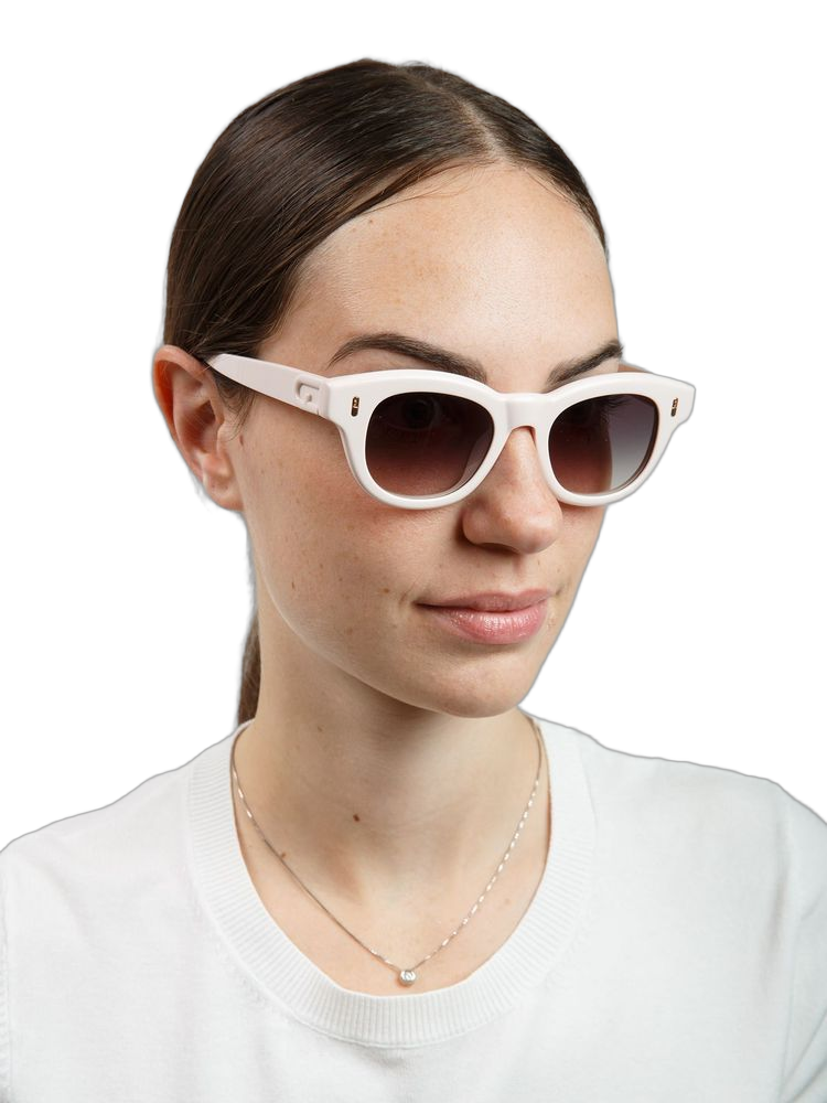 Furla SFU985 Cellulose Acetate frame sunglasses in beige