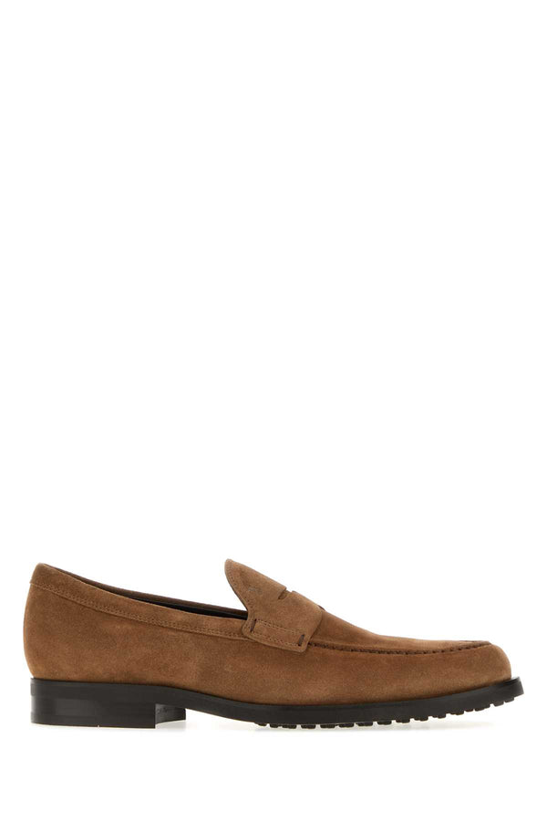 Tod's Formale Exterior: 100% Suede loafer in brown
