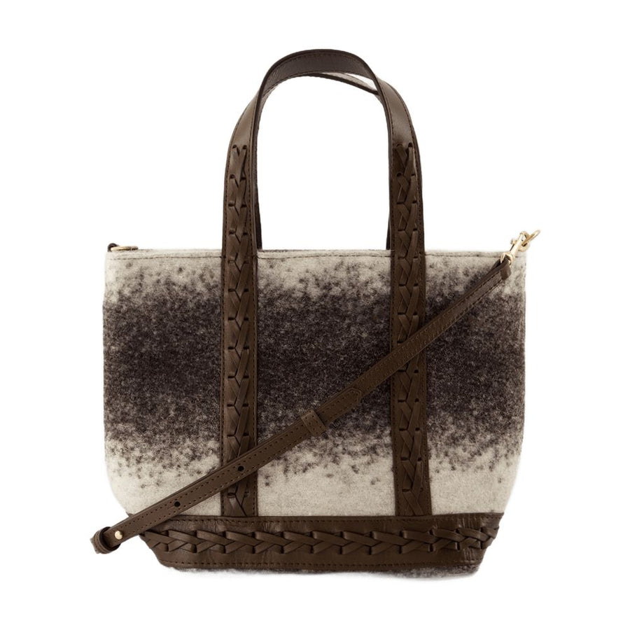 Vanessa Bruno wool tote bag in brown