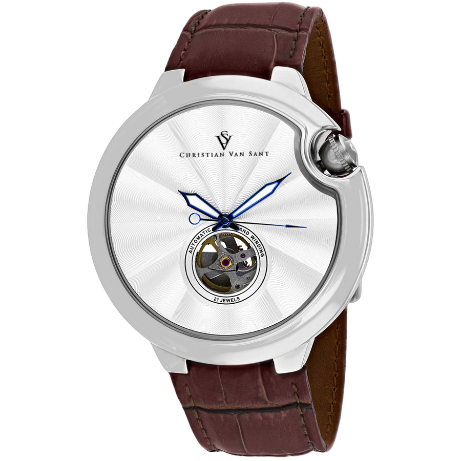 Christian Van Sant Stainless steel case watch in silver