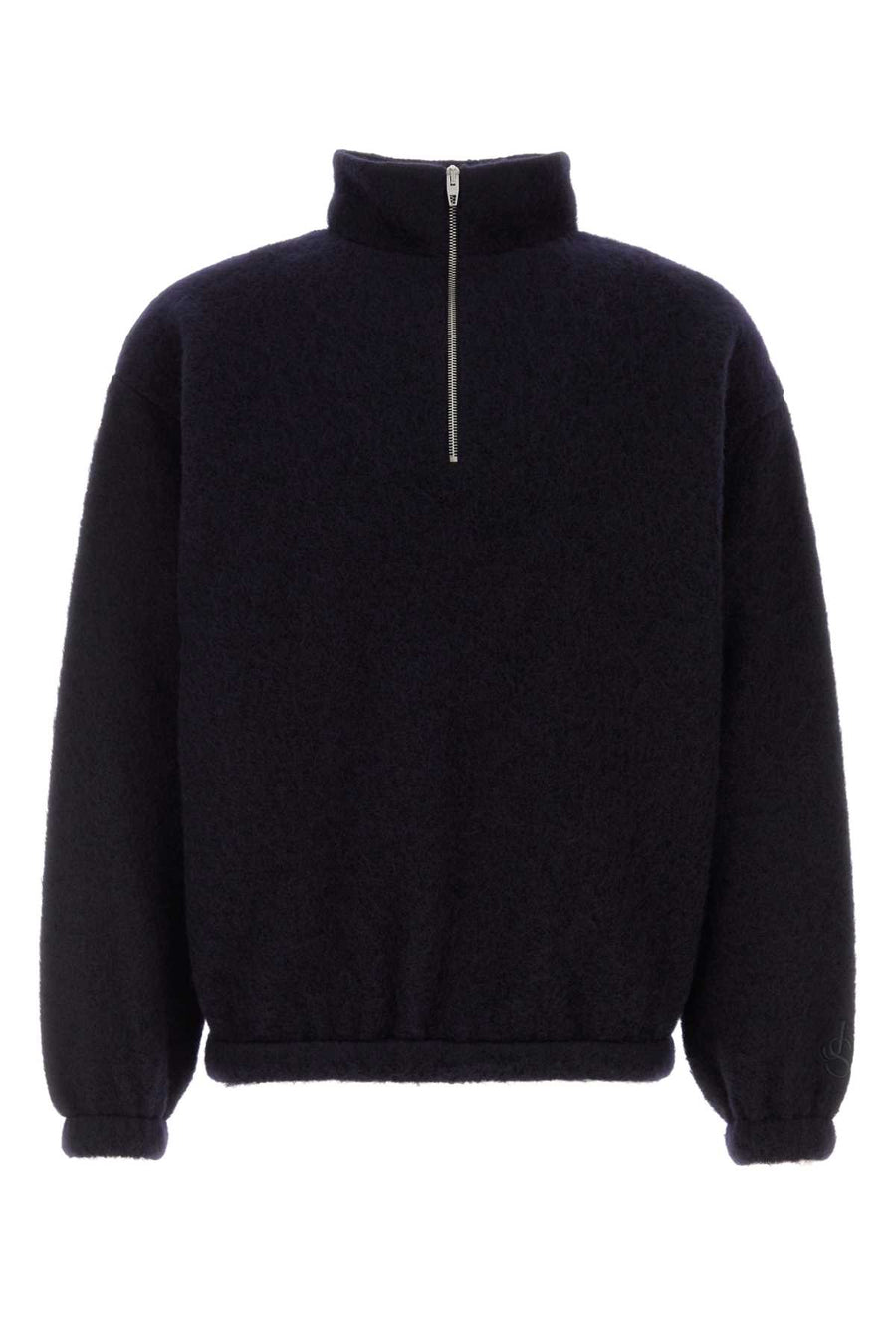 Midnight Blue Wool Blend Sweatshirt 403 Exterior: Polyester Felpe