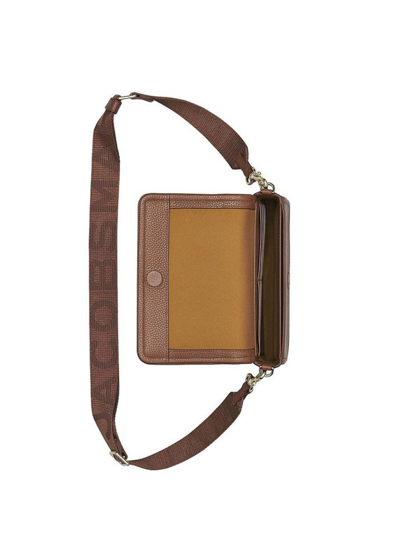 Marc Jacobs 100% Grain Leather crossbody bag in brown