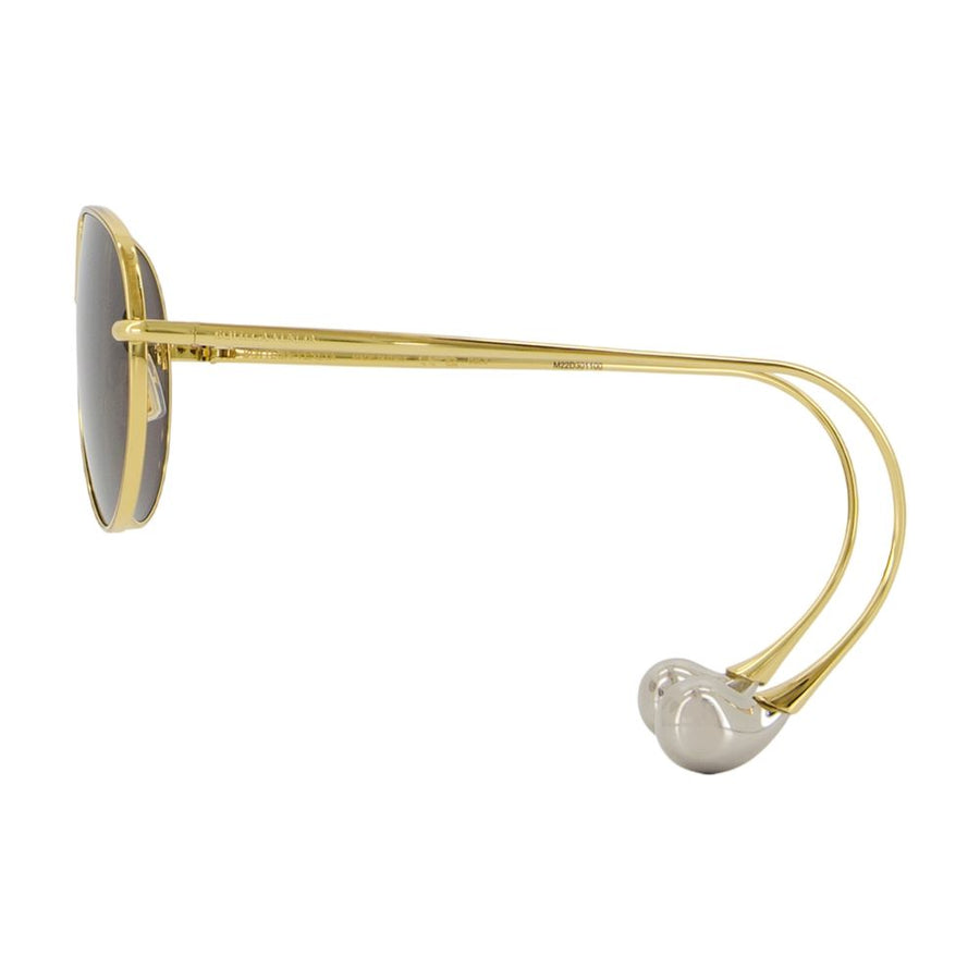 Bottega Veneta BV1437S-001 Metal sunglasses in gold