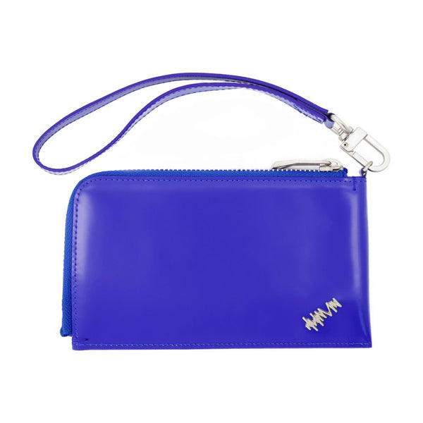 Ader Error calfskin wallet in blue