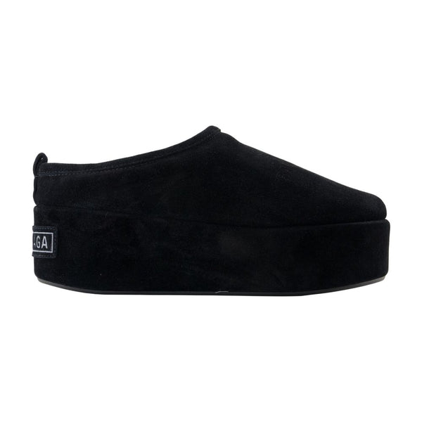 Balenciaga calfskin slipper in black