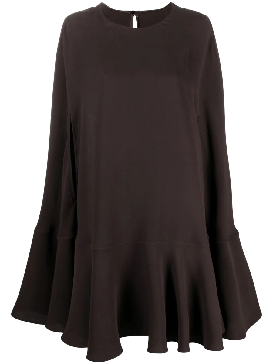 Valentino Silk dress in brown