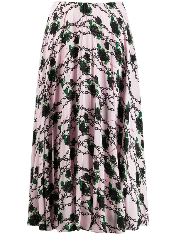 Valentino Silk skirt in pink