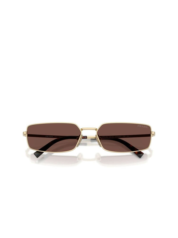 Prada Sole Metal frame sunglasses in gold