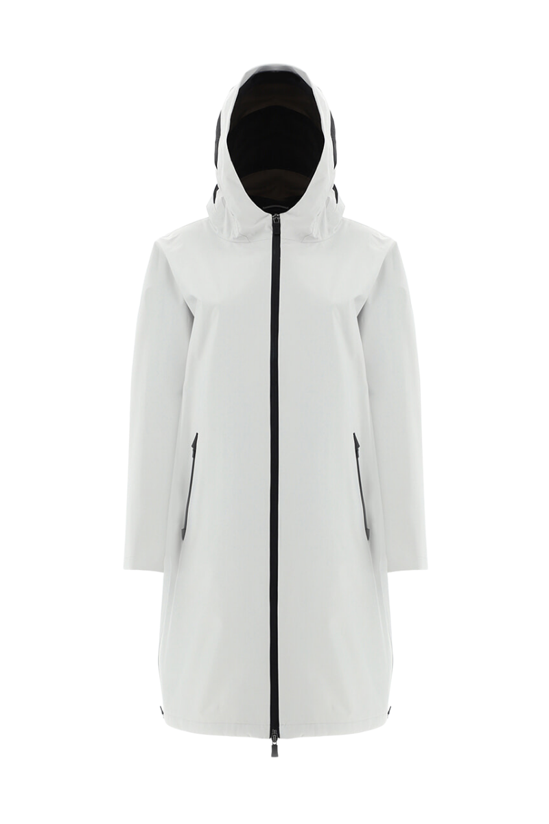 Herno 100% Polyester coat in white