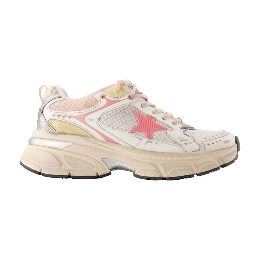 Golden Goose Deluxe Brand calfskin sneaker in white