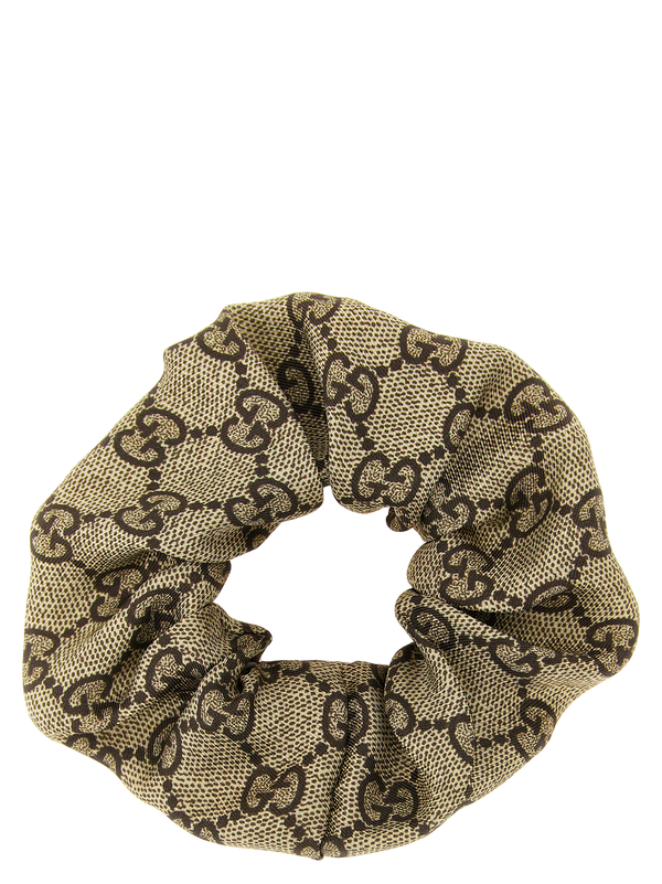 Gucci 100% silk hair band in beige