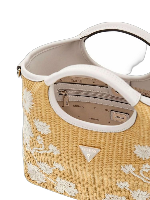 Guess 52% Polypropylene shoulder bag in beige