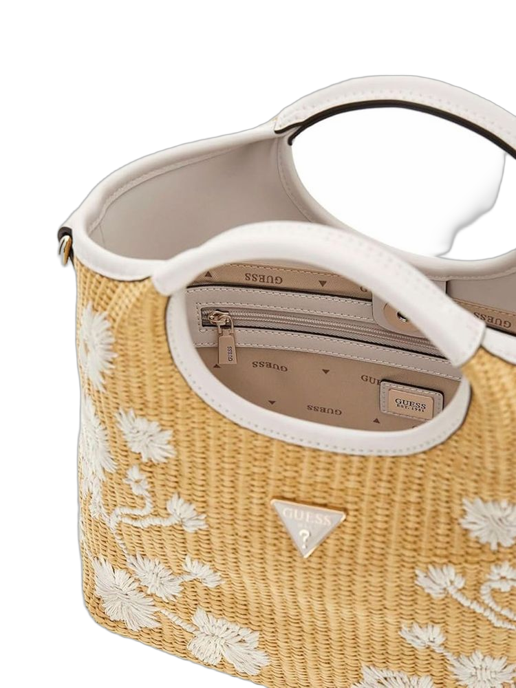 Guess 52% Polypropylene shoulder bag in beige