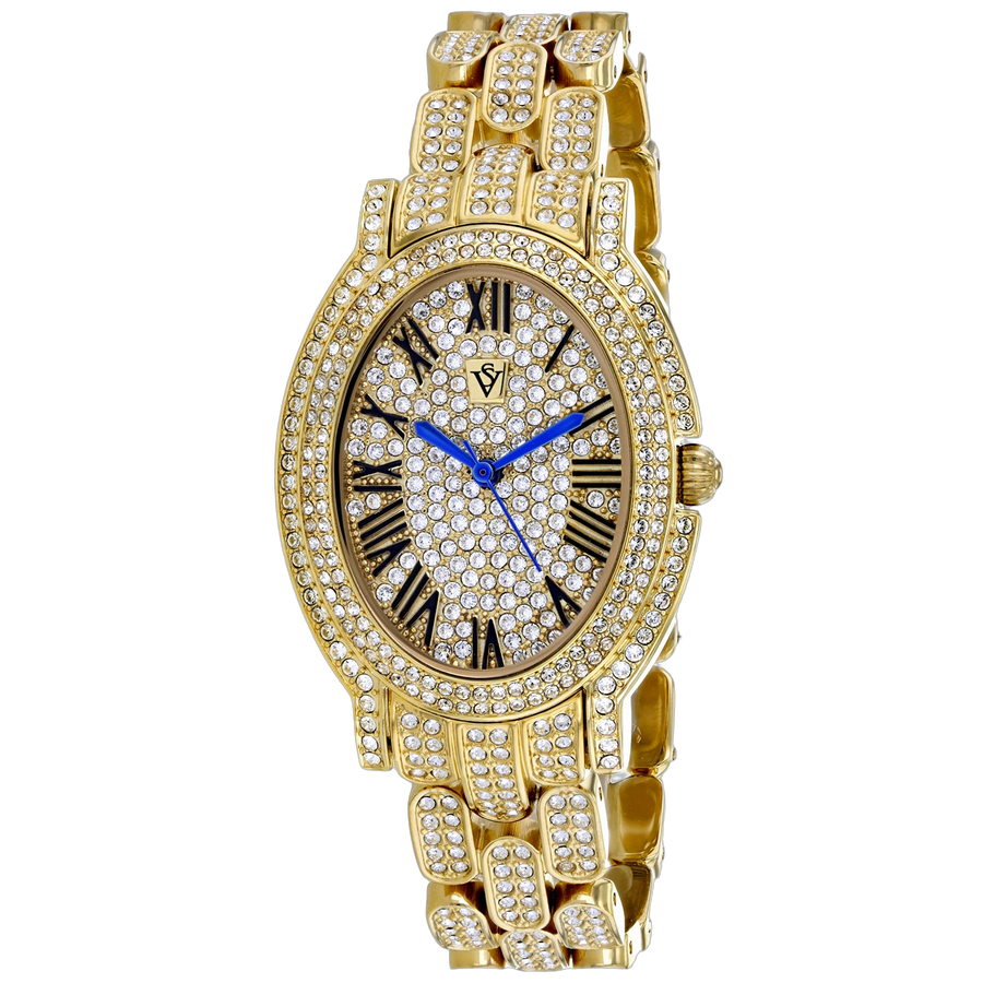 Christian Van Sant Stainless steel case watch in gold
