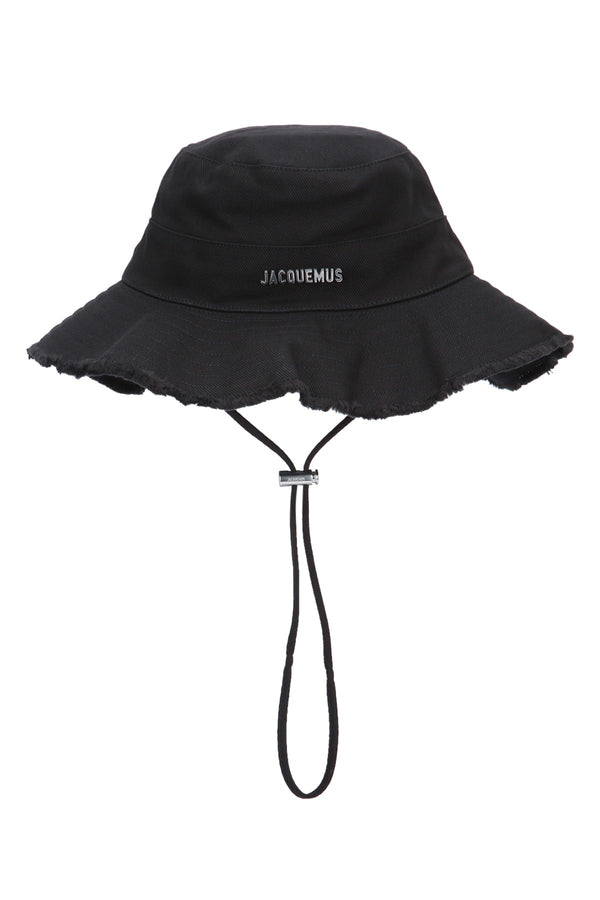 Jacquemus Artichaut 100% Cotton bucket hat in black