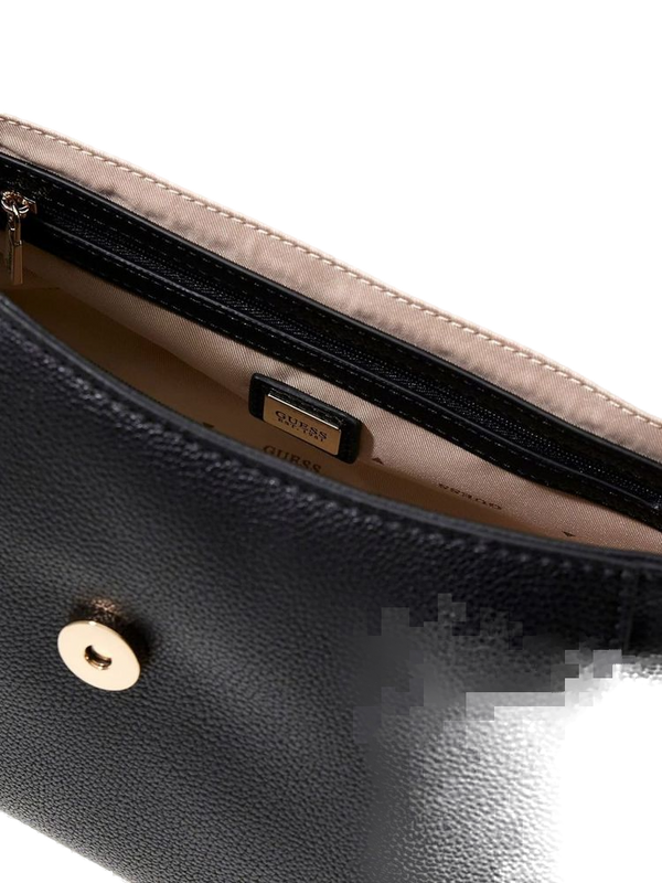 Guess 100% Polyurethane top handle bag in black