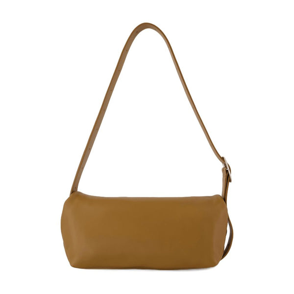 Jil Sander calfskin shoulder bag in khaki