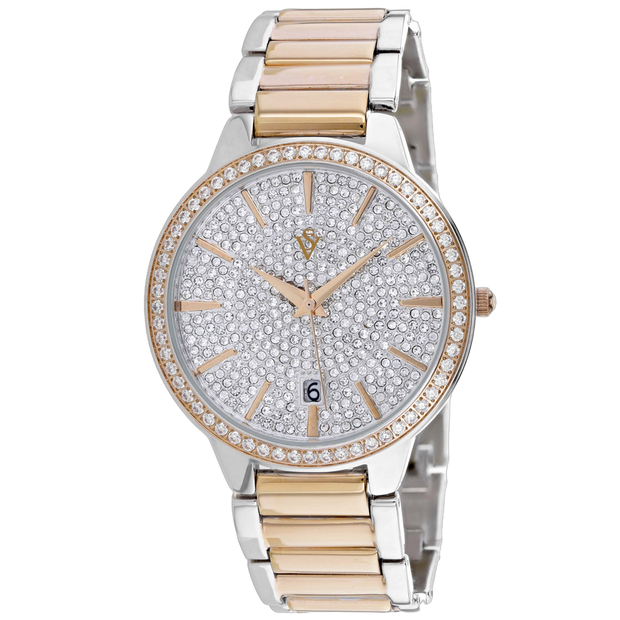 Christian Van Sant Stainless steel case watch in silver