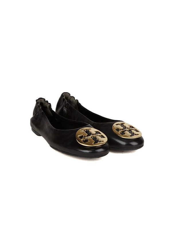 Tory Burch Leather ballet flat in black
