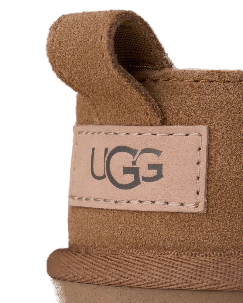 UGG Leather upper boots in chestnut