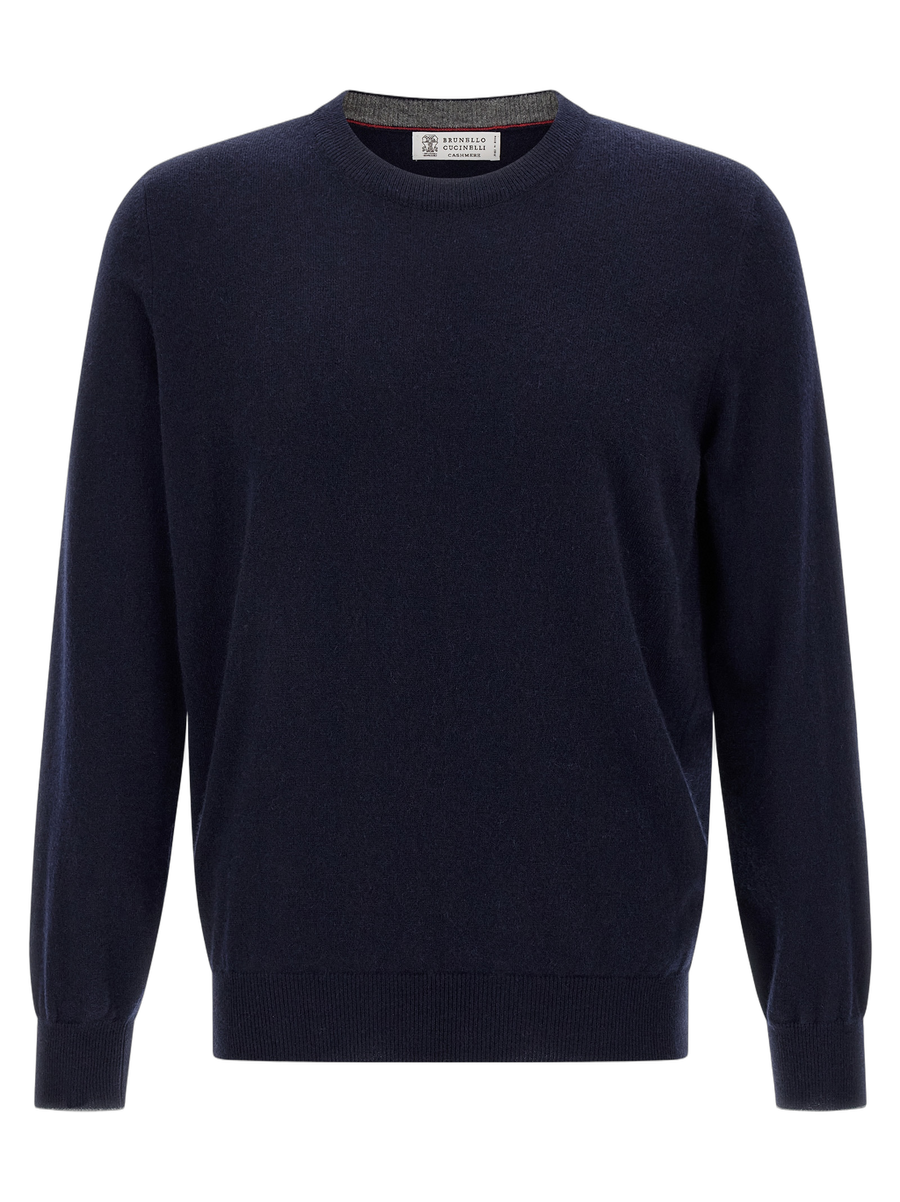Brunello Cucinelli 100% Cashmere sweater in blue
