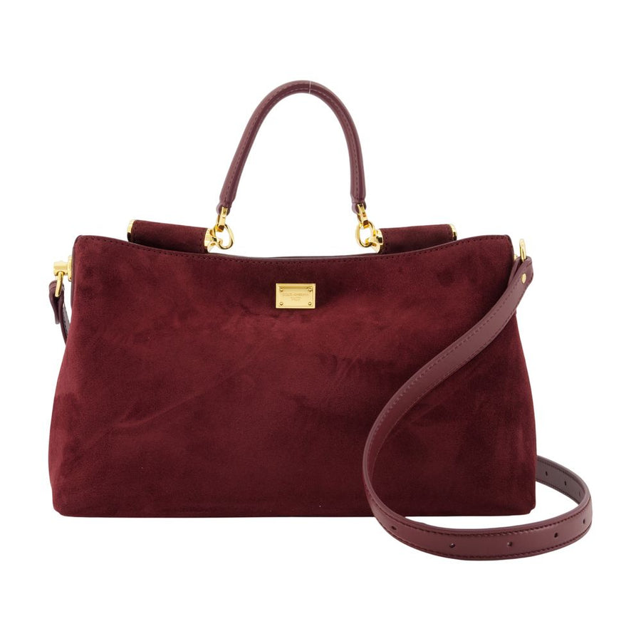 Vittoria Crossbody - Dolce&gabbana Leather Burgundy Calfskin Bags / Crossbodies